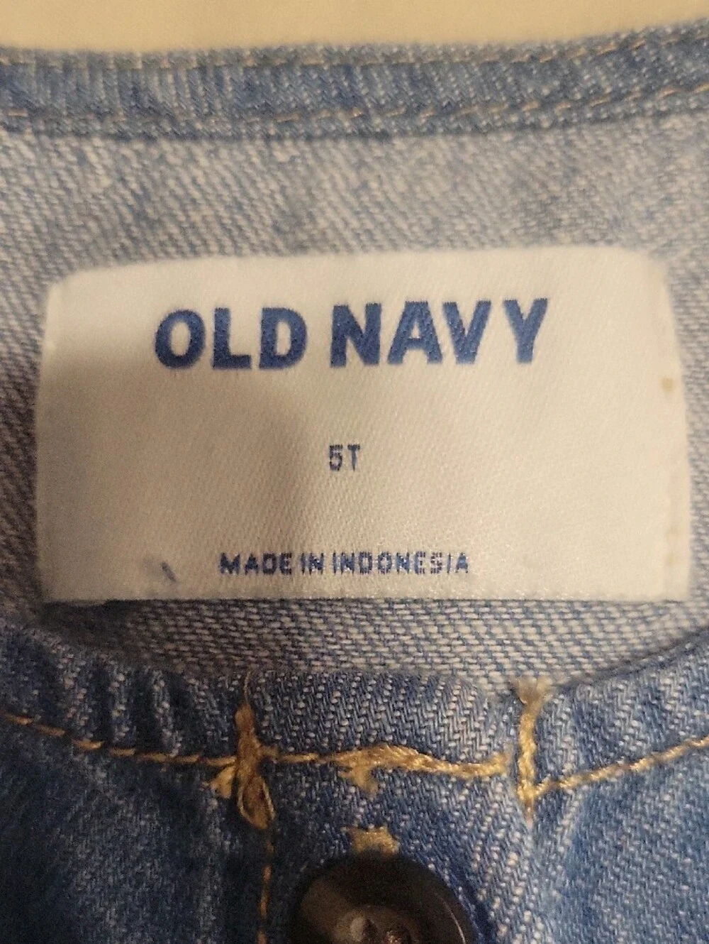 Cute Old Navy Girls' Denim Light Blue Jumpsuit